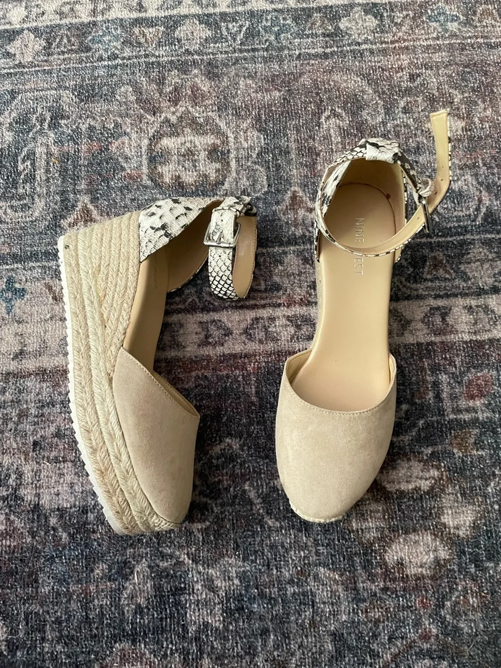 🍋Esparadrille wedges Nine West🍋